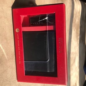 Perry Ellis leather wallet with multi tool
